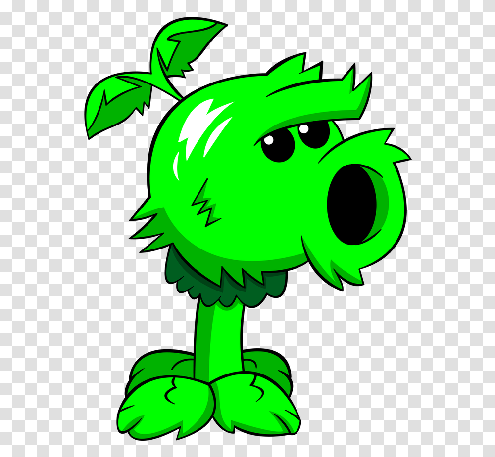 Zombies Plants Vs Zombies Electric Peashooter, Green, Alien Transparent Png