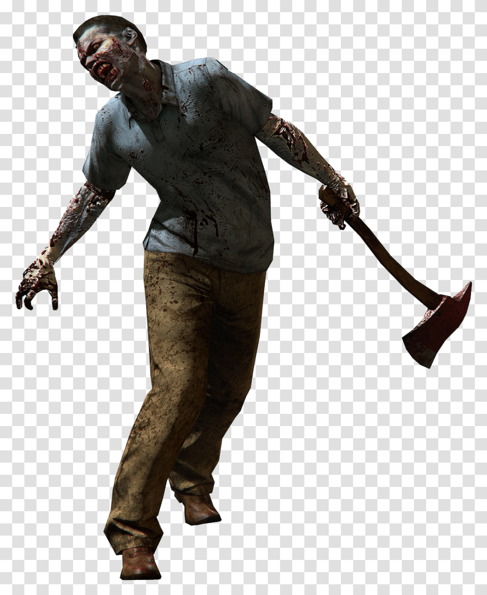 Zombies Resident Evil Zombies De Resident Evil, Person, Human, Tool, Axe Transparent Png