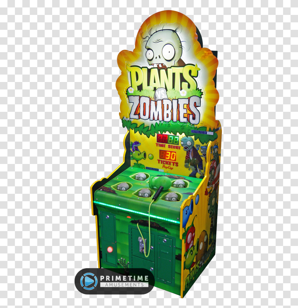 Zombies Whacker By Sega Amusements Plants Vs Zombies Hammer Game, Arcade Game Machine, Toy Transparent Png