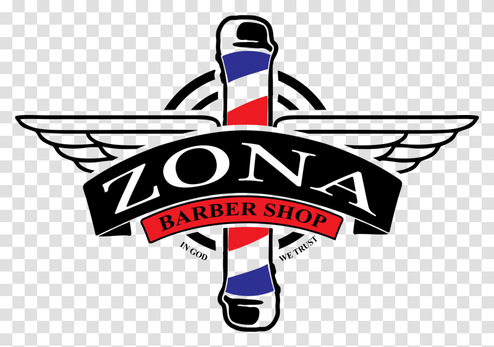 Zona Barbershop, Logo, Trademark Transparent Png