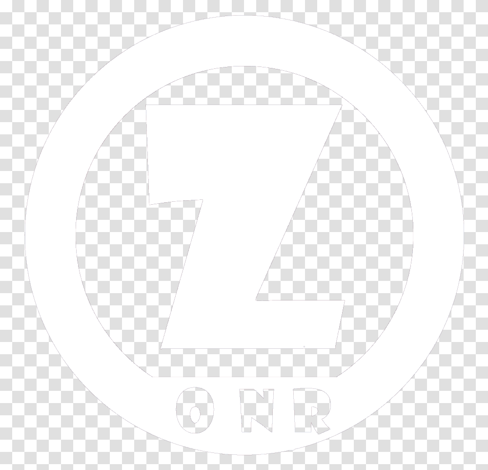 Zonr Logo White Pleasure Circle, Number, Tape Transparent Png
