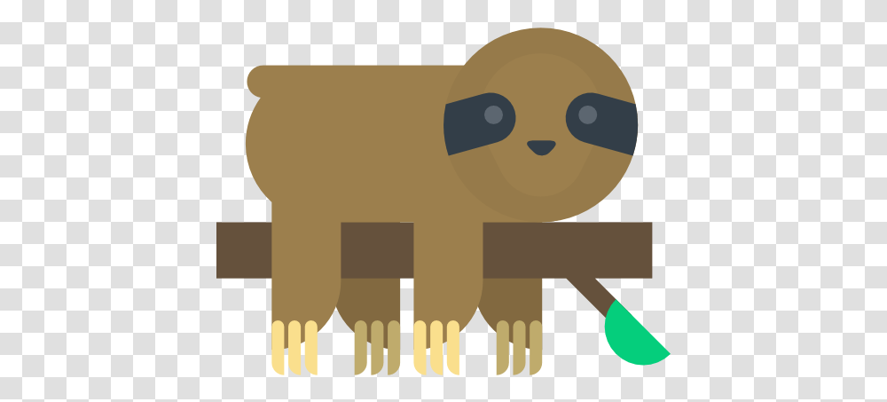 Zoo Animals Animal Kingdom Sloth Wild Life Icon Sloths, Nature, Outdoors, Text, Brush Transparent Png