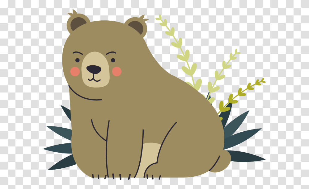 Zoo Bear Cartoon, Wildlife, Animal, Mammal, Brown Bear Transparent Png