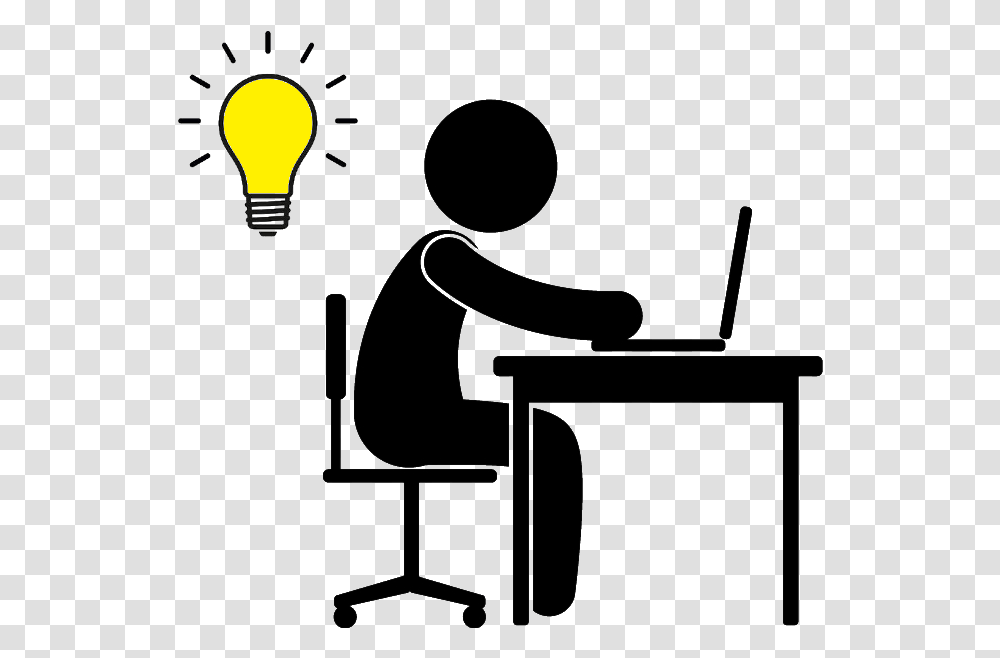 Zoom Video Conferencing Netiquette Tips - Supportapuedu Office Table Logo, Light, Lightbulb, Silhouette Transparent Png