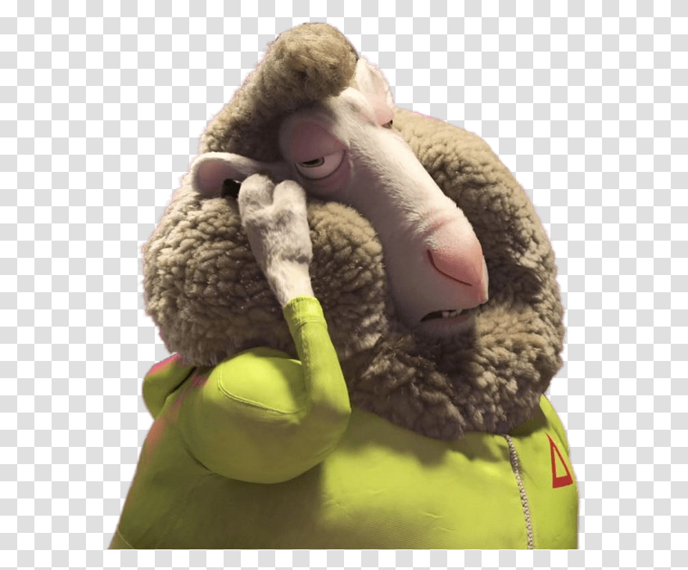 Zootopia Doug Ramses On The Phone Doug Ramses, Plush, Toy, Animal, Pillow Transparent Png