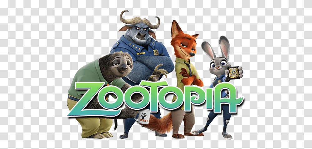 Zootopia Imagens Zootopia Main Animals With Names, Person, Mammal, People, Advertisement Transparent Png