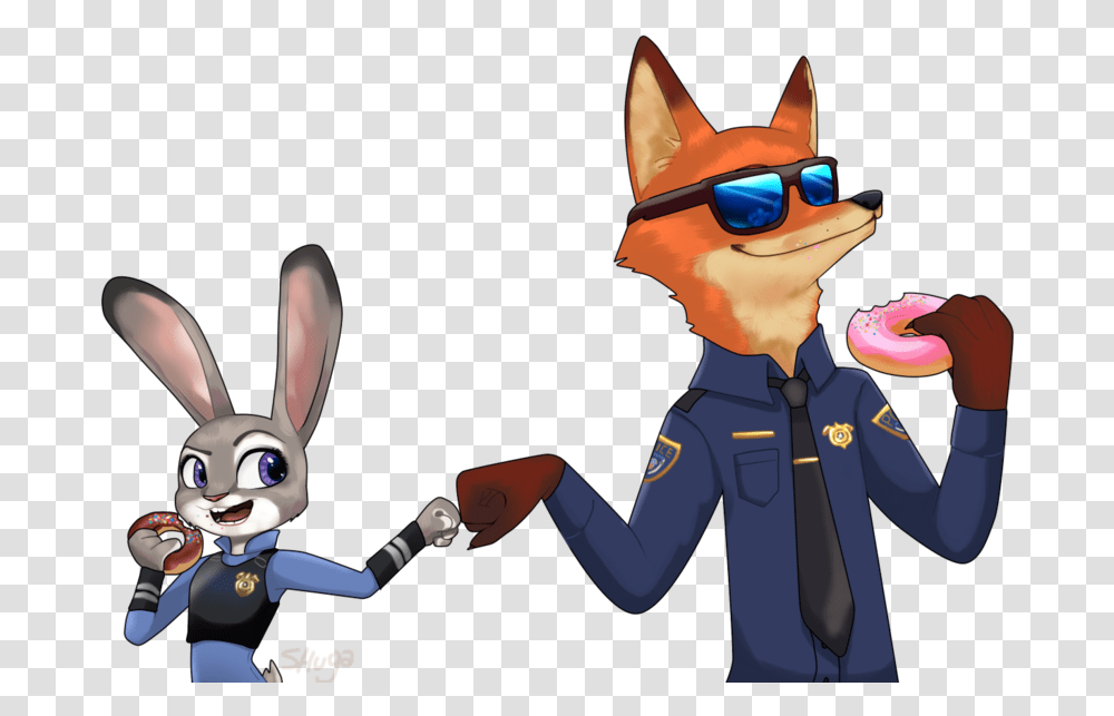 Zootopia Nick Cop, Toy, Person, Sunglasses, People Transparent Png
