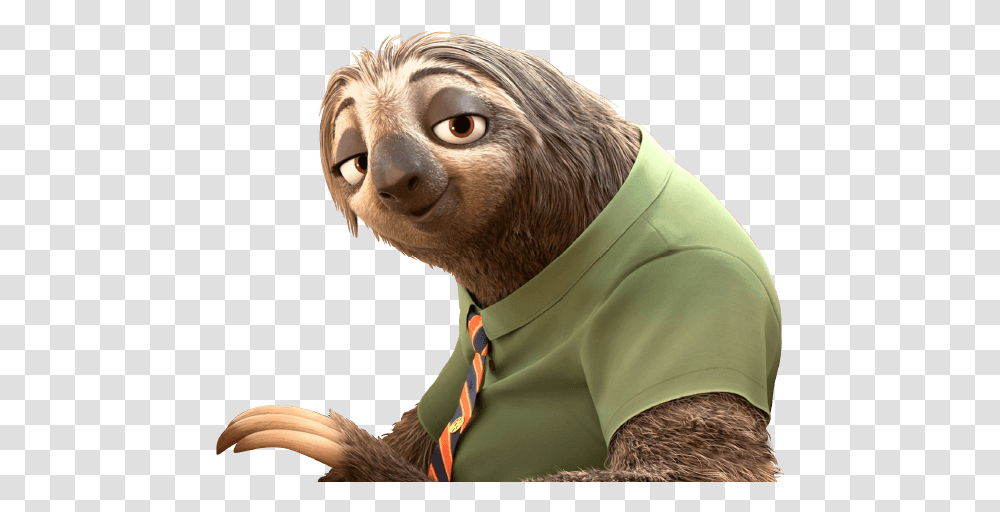Zootopia Sloth Image Flash, Person, Human, Head, Mascot Transparent Png