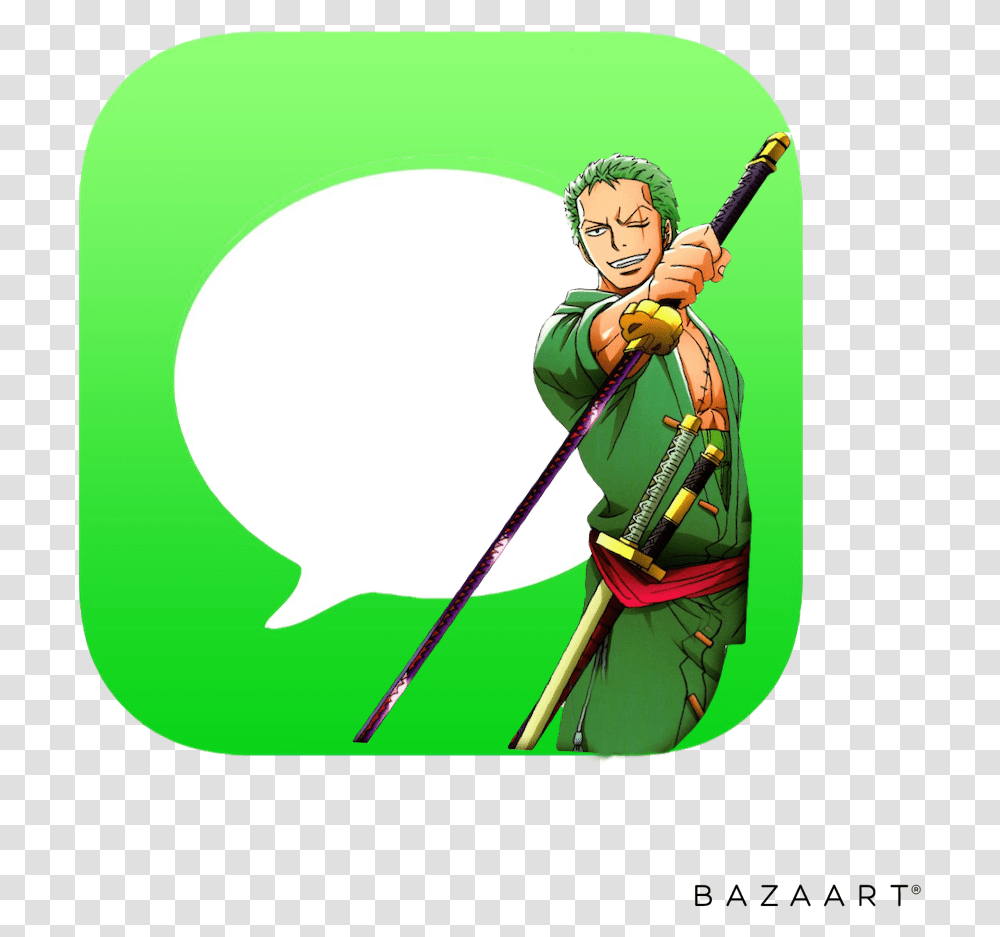 Zoro App Cover Covers Christmas Ornaments Novelty Fictional Character, Person, Human, Sport, Sports Transparent Png