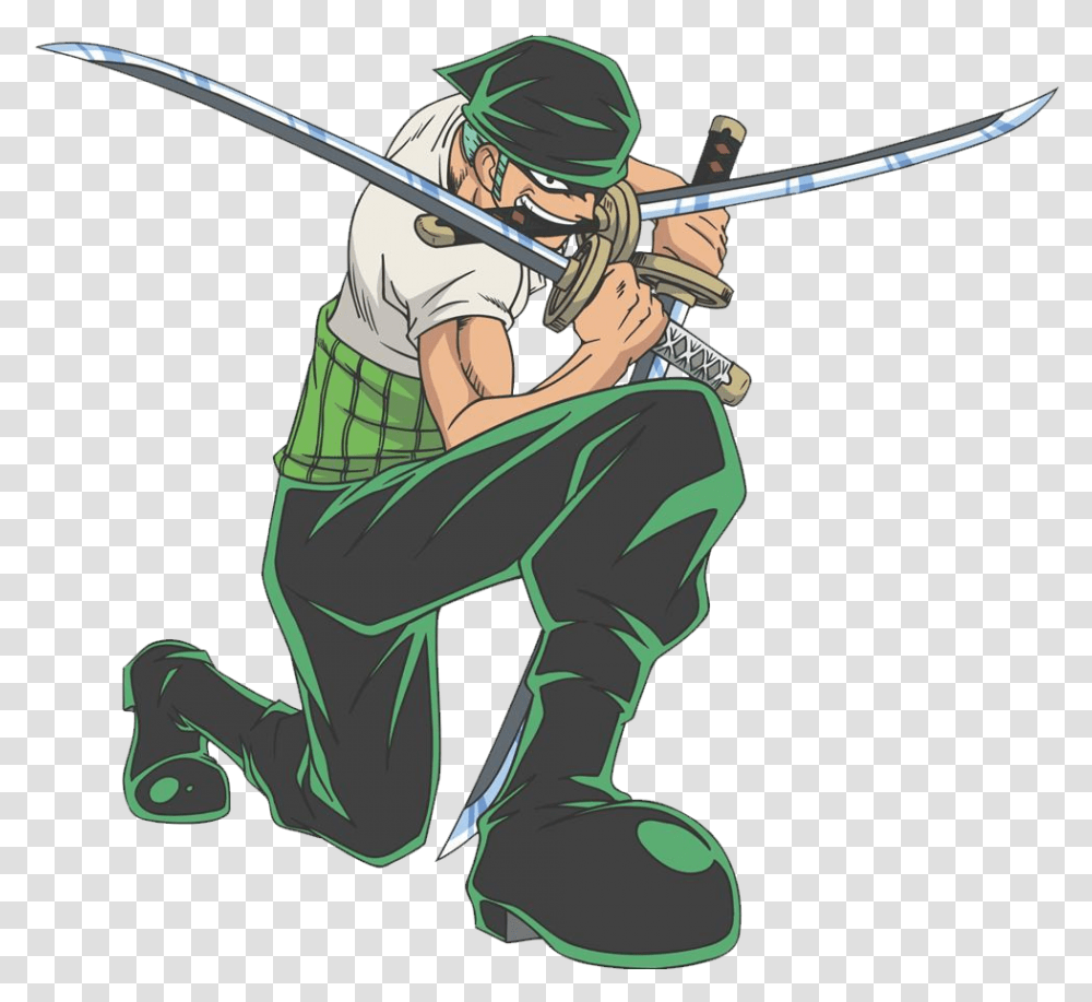 Zoro, Duel, Bow, Person, Human Transparent Png