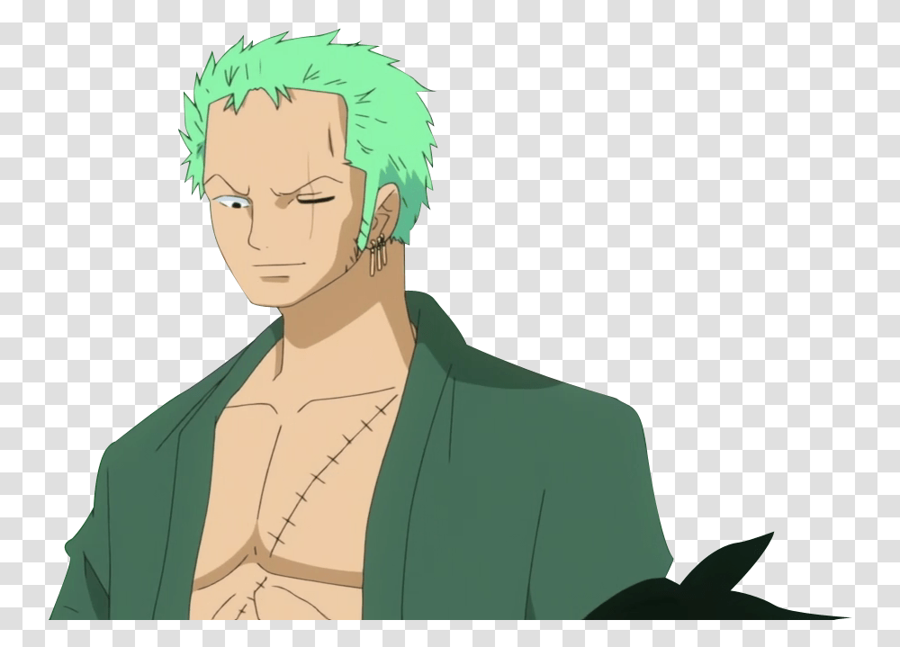 Zoro Fictional Character, Hair, Person, Human, Neck Transparent Png