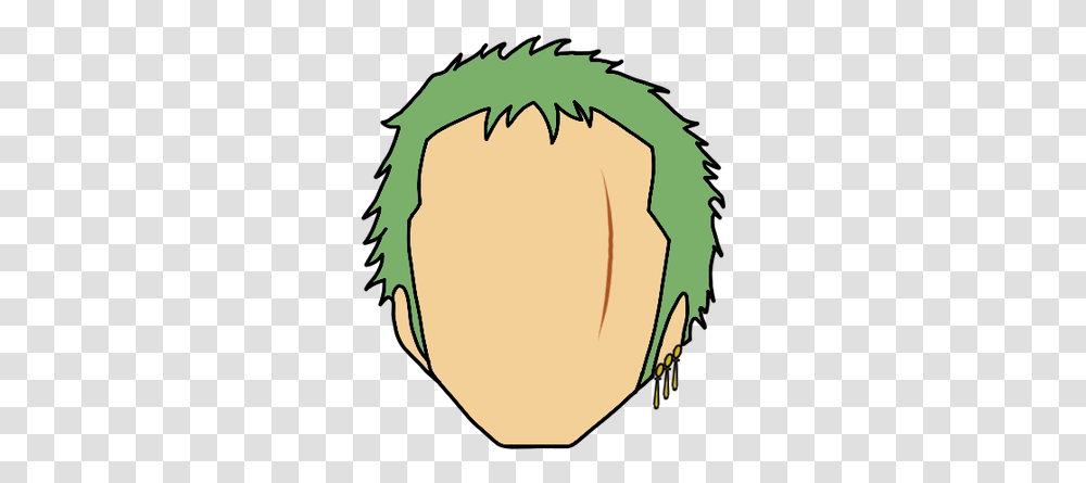 Zoro Head Image Illustration, Plant, Vegetable, Food, Produce Transparent Png