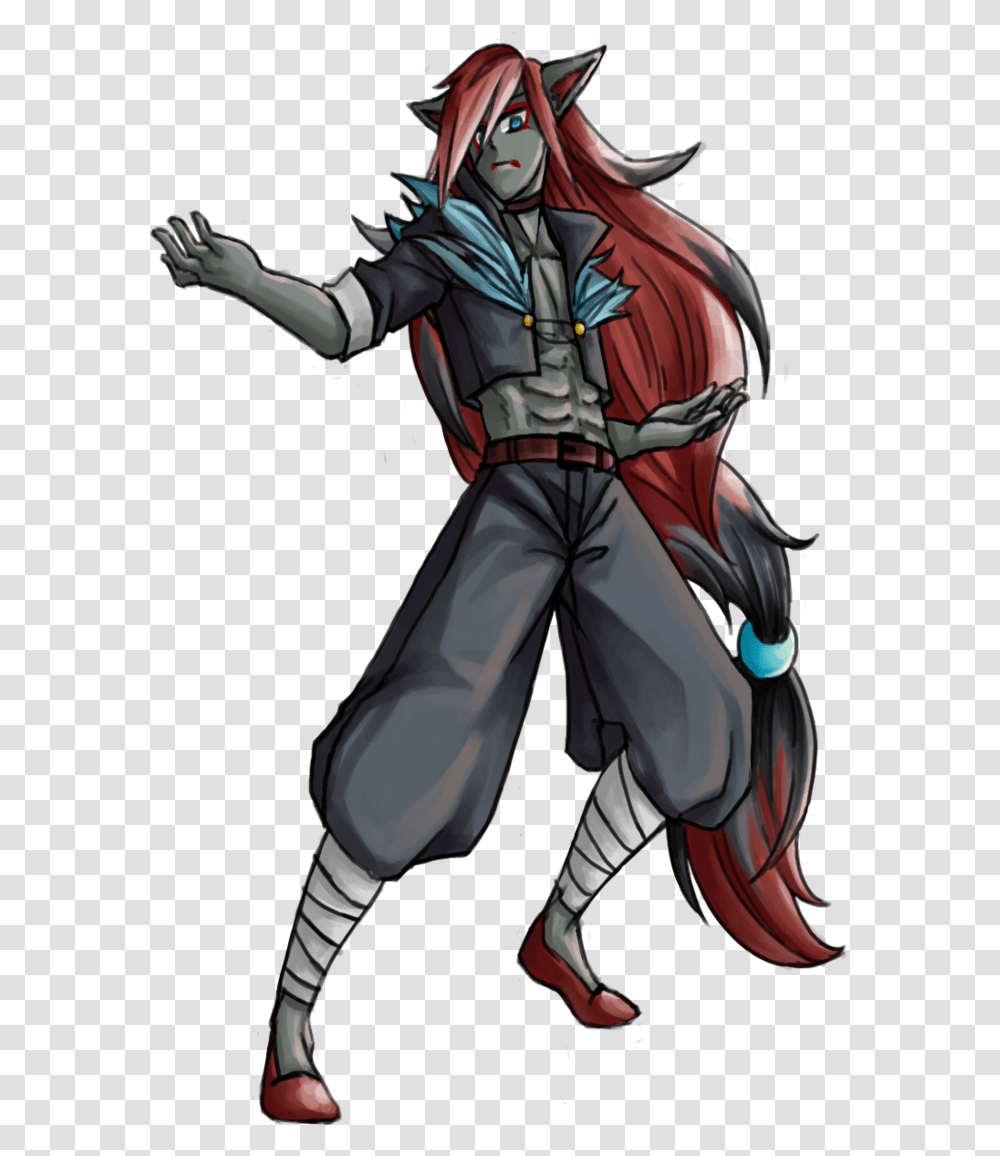 Zoroark As A Human, Person, Comics, Book, Manga Transparent Png