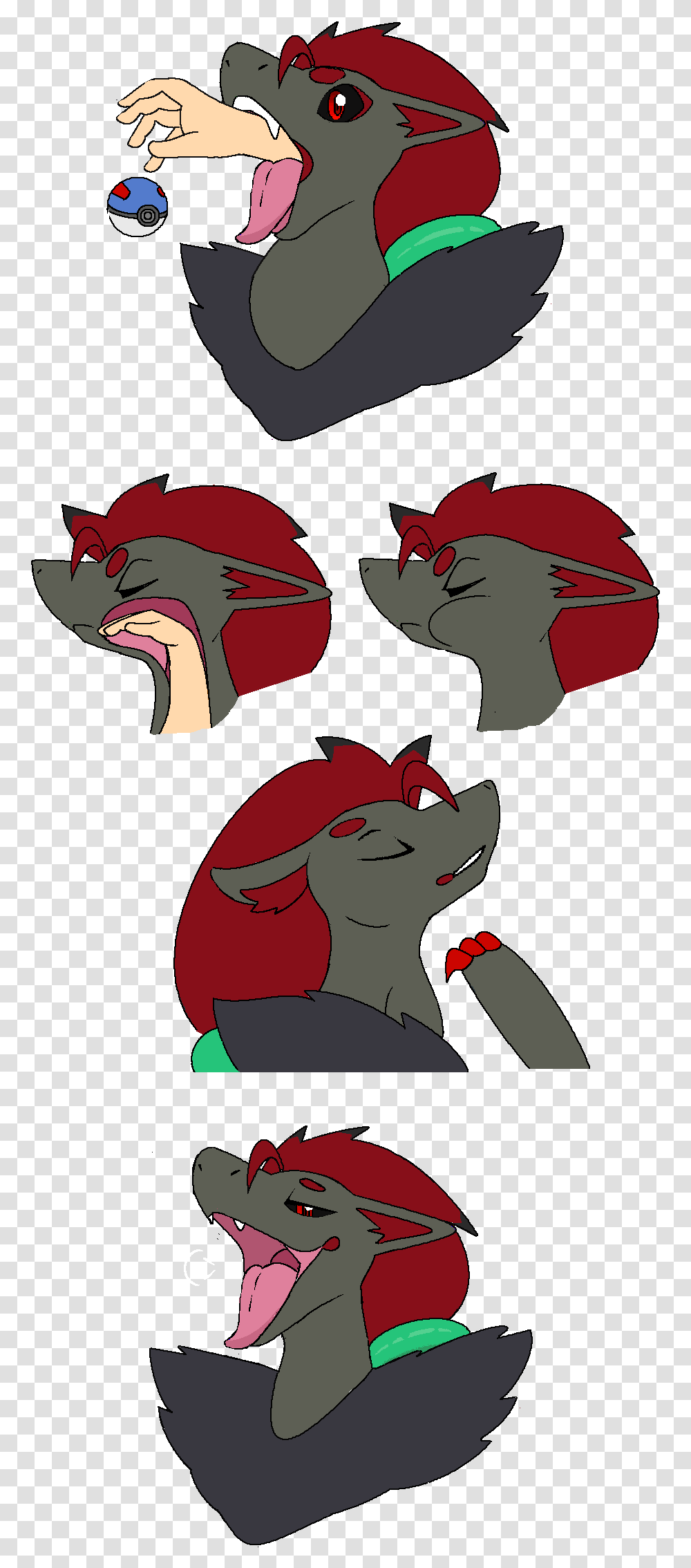 Zoroark Swallows You Vore Cartoon, Person, Mouth, Teeth Transparent Png