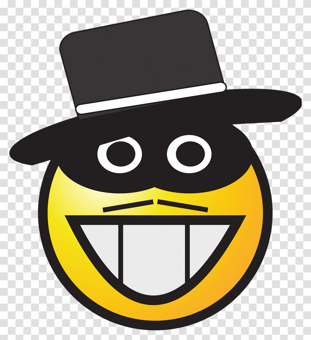 Zorro Smiley Gangster Moustache Laughing Grinning Diego De La Vega, Apparel, Cowboy Hat, Label Transparent Png