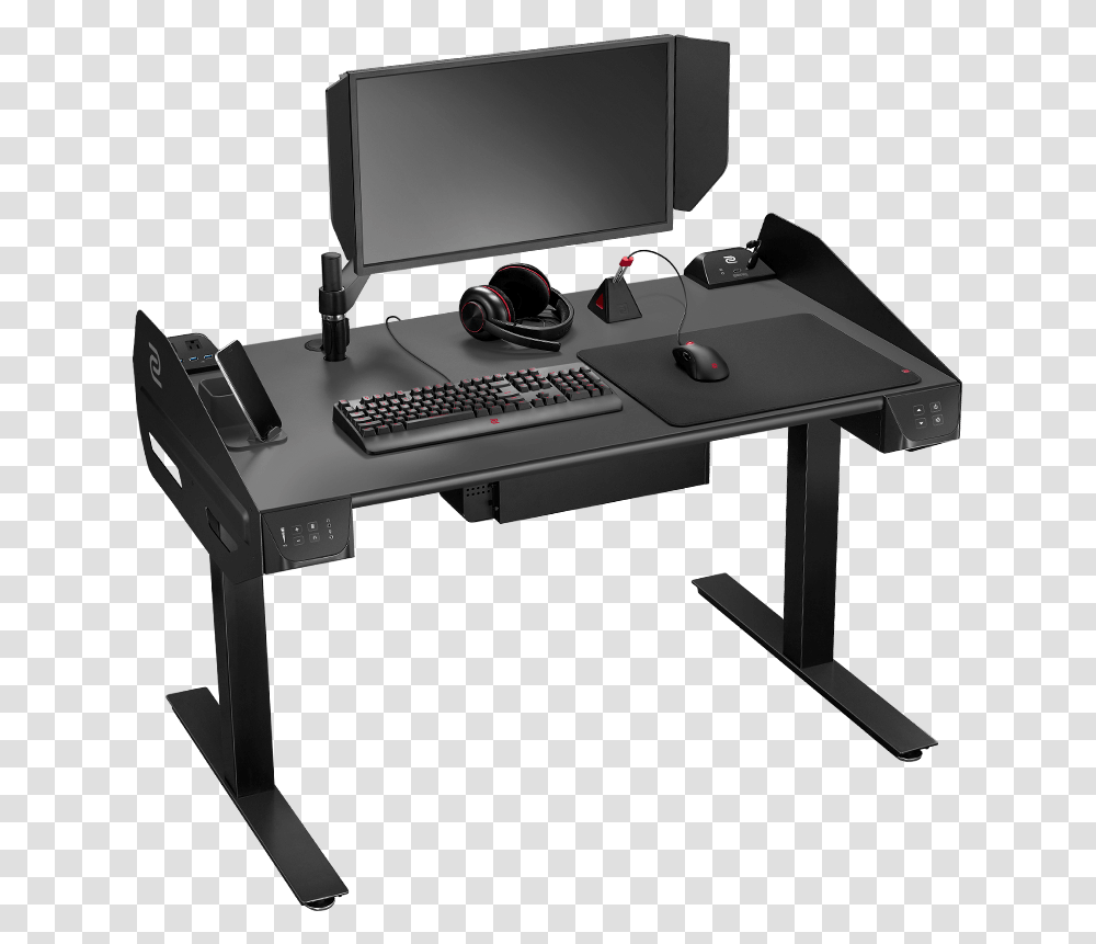 Zowie Zone, Desk, Table, Furniture, Computer Transparent Png