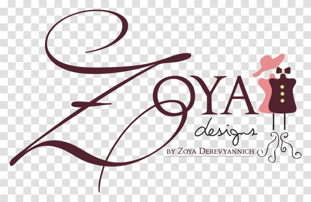 Zoya Clipart Free Library 1267 Broadway Somerville Zoya Name Text, Bow, Calligraphy, Handwriting, Alphabet Transparent Png