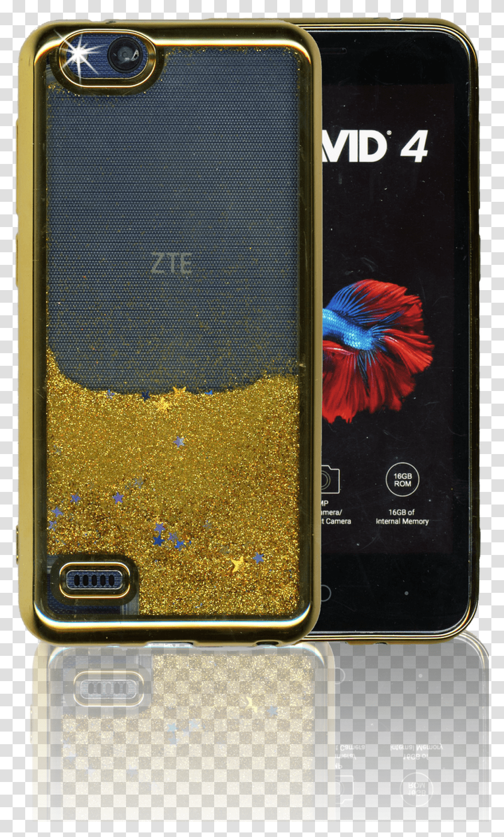 Zte Tempo X Mm Electroplated Water Glitter Case With Transparent Png