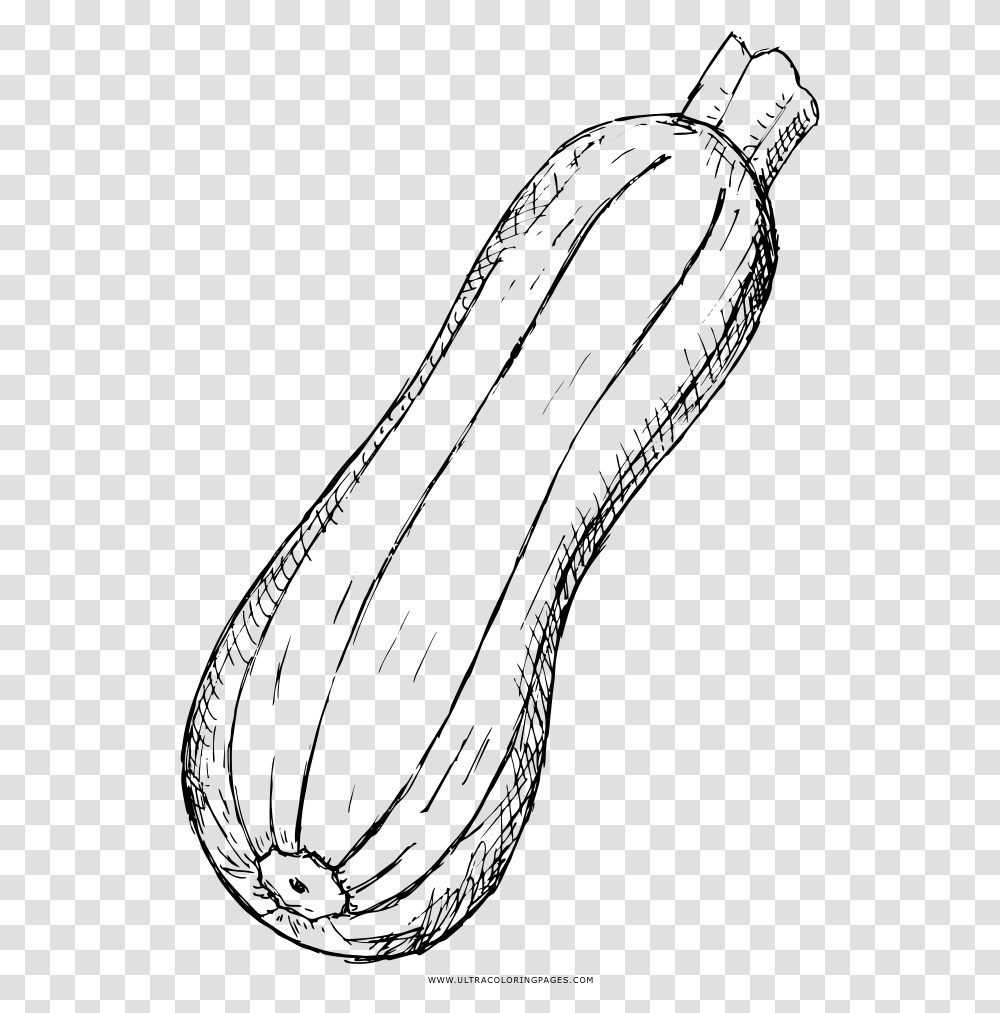 Zucchini Coloring Page, Gray, World Of Warcraft Transparent Png