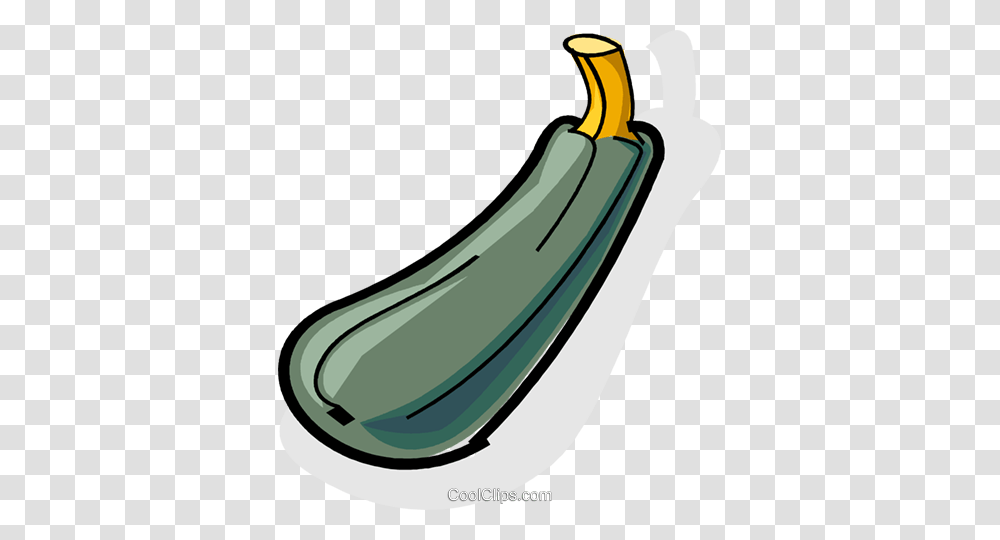Zucchini Royalty Free Vector Clip Art Illustration, Plant, Food, Fruit, Banana Transparent Png