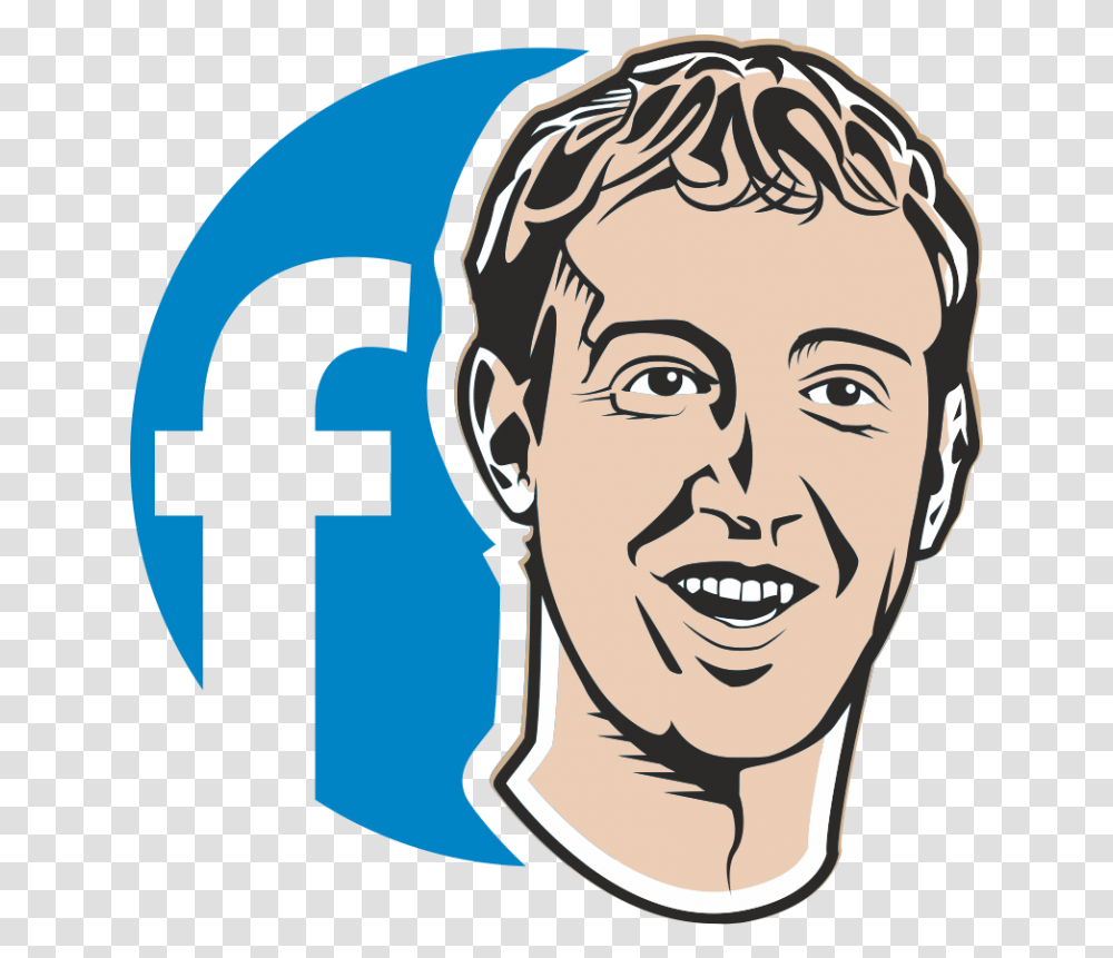 Zuckerberg Portrait Mark Free Download Image Mark Zuckerberg Vector, Head, Face, Person, Label Transparent Png