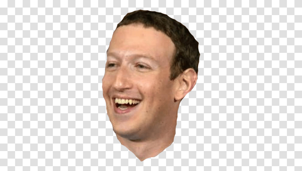 Zuckrolled, Face, Person, Human, Head Transparent Png