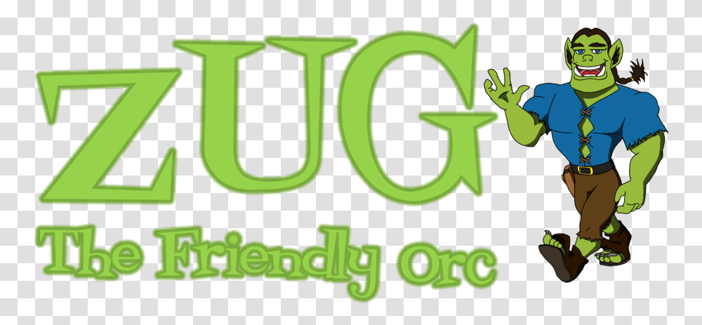 Zug The Friendly Orc Electric Lips Cartoon, Word, Text, Alphabet, Person Transparent Png