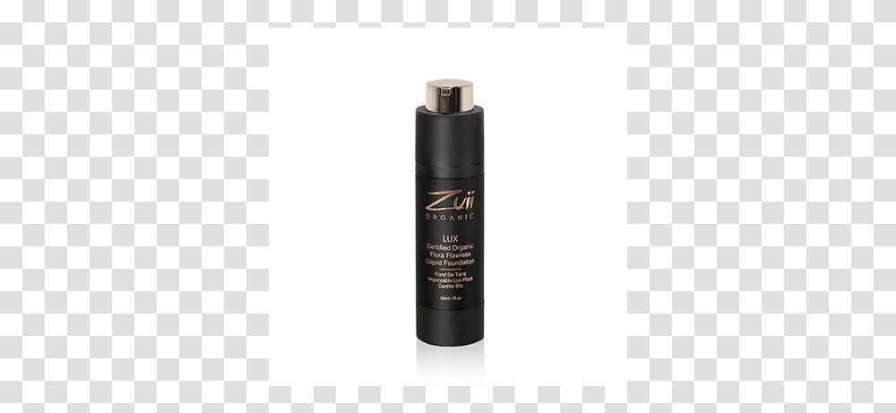 Zuii Organic Lux Flora Flawless Liquid Foundation Ivory Cylinder, Bottle, Shaker, Shampoo, Cosmetics Transparent Png