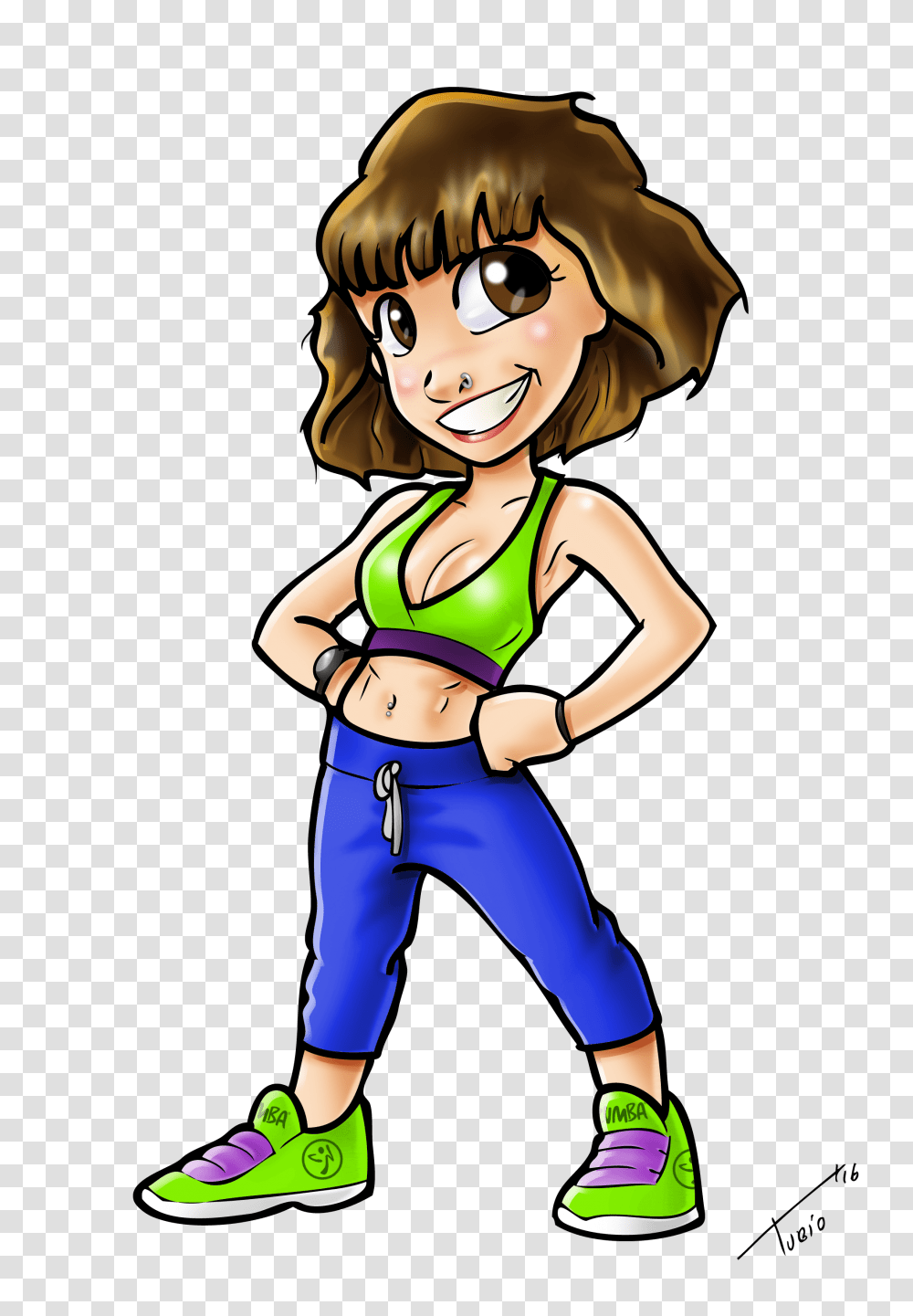 Zumba Class, Person, Costume, Female, Woman Transparent Png