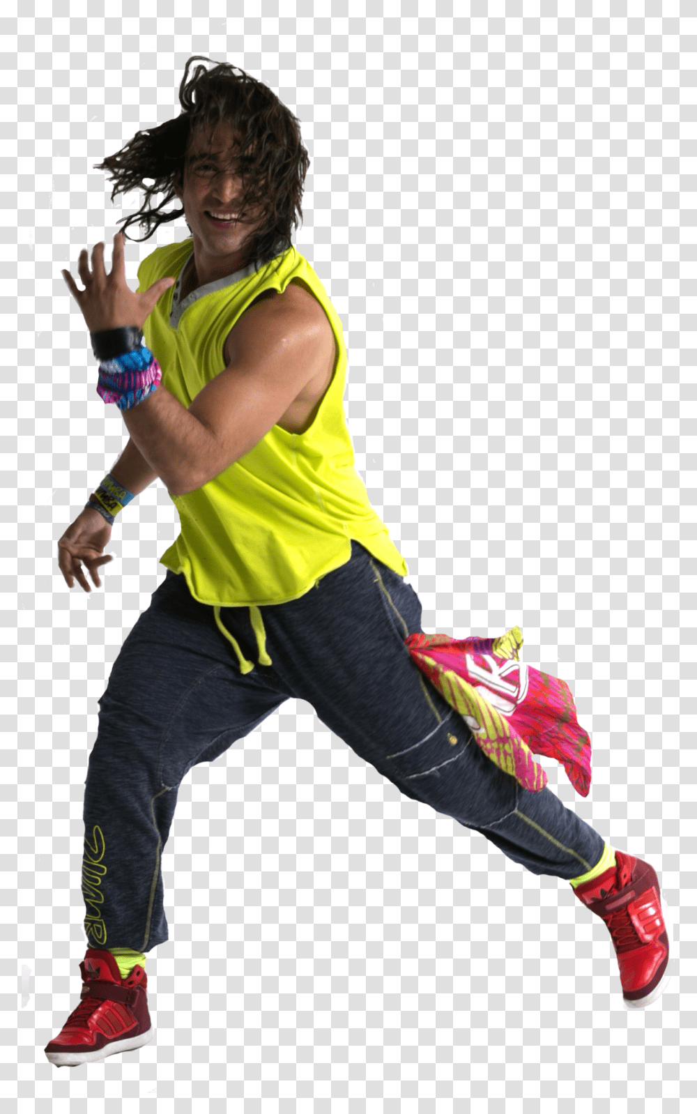Zumba Dance Man, Person, Shoe, Dance Pose Transparent Png