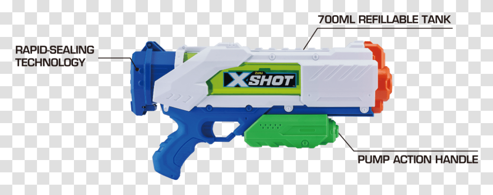Zuru X Shot Water Gun, Toy Transparent Png