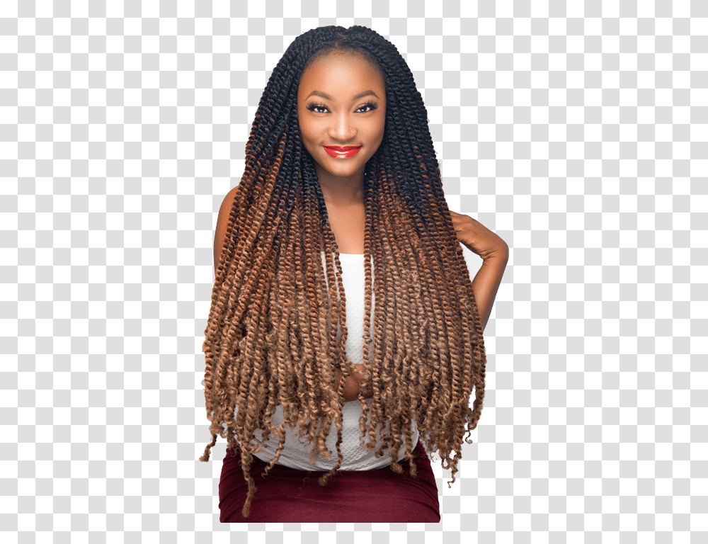 Zutohair - Protective Hairstyle Women Hair Wigs Passion Twists At Kinky, Armor, Head, Chain Mail, Person Transparent Png