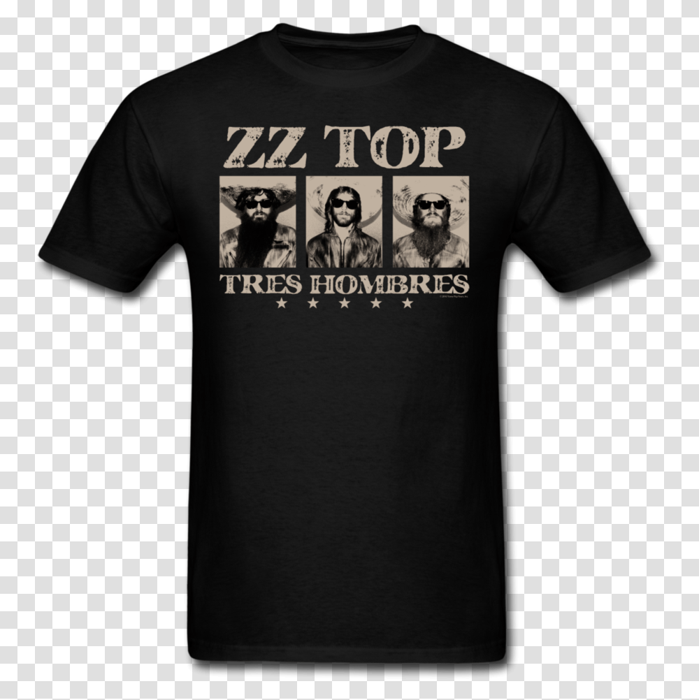 Zz Top T Shirt, Apparel, T-Shirt, Person Transparent Png