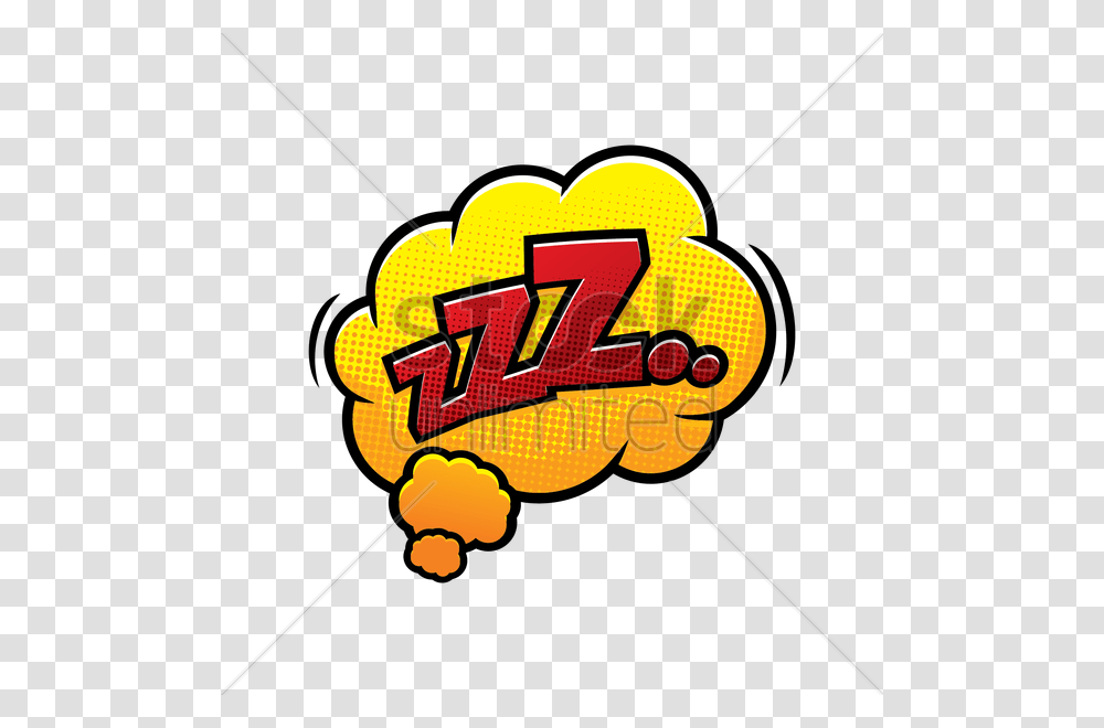 Zzz Comic Speech Vector Image, Pac Man, Dynamite, Bomb, Weapon Transparent Png