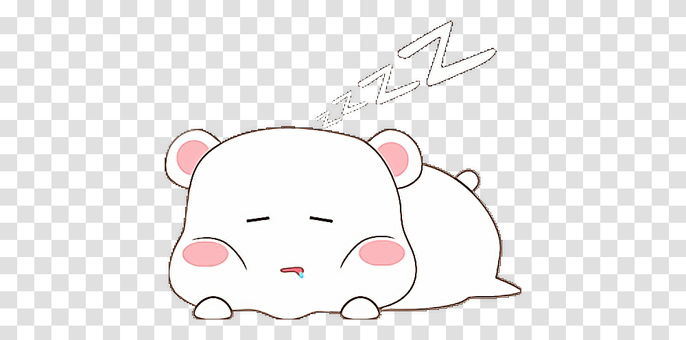 Zzz Sleep Bunny Hamster Freetoedit Cartoon, Cushion, Pillow, Animal, Soccer Ball Transparent Png