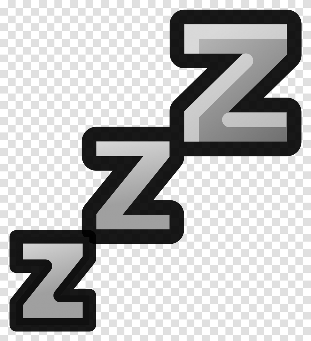Zzz Sleep Zzz Clipart Background, Number, Cross Transparent Png